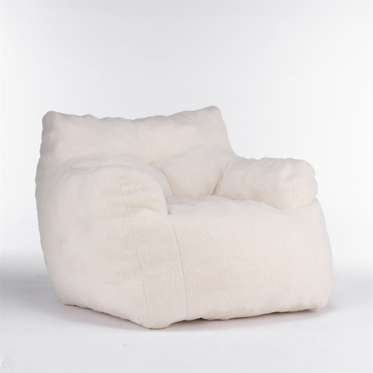 Viv + Rae Medium Faux Fur Bean Bag Chair Wayfair
